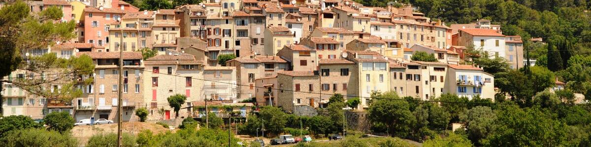 Villages de Montauroux, Cayan et Callas dans le Var (Midi de la France)
