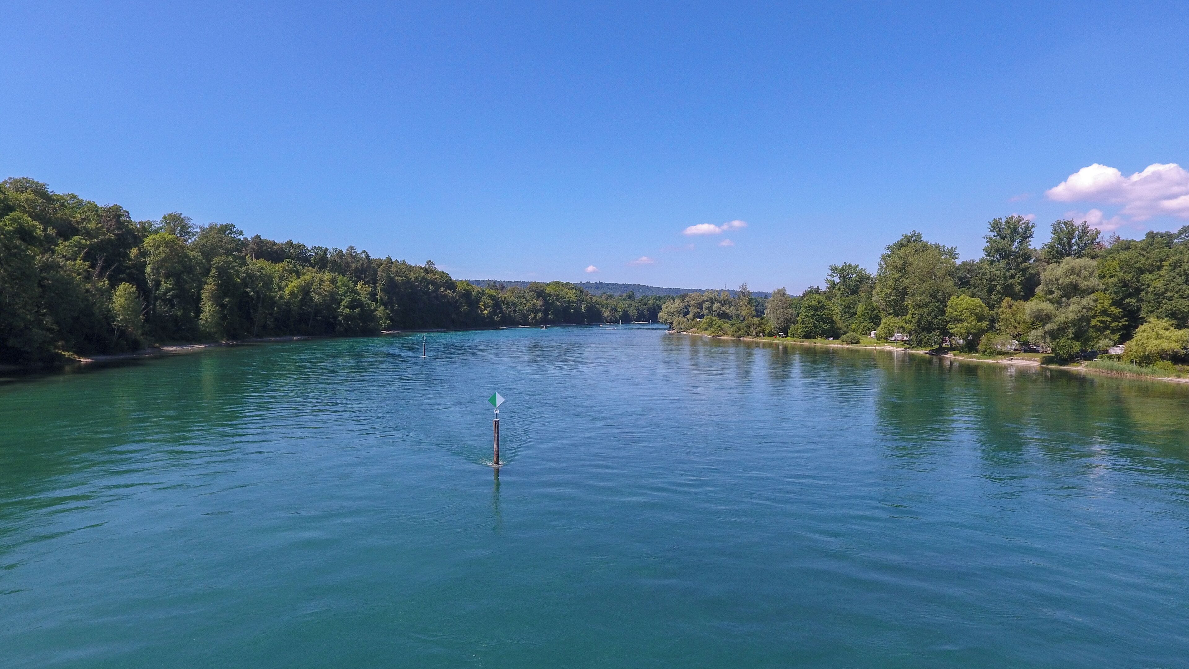 Switzerland, Canton of Schaffhausen, aerial views of Dörflingen