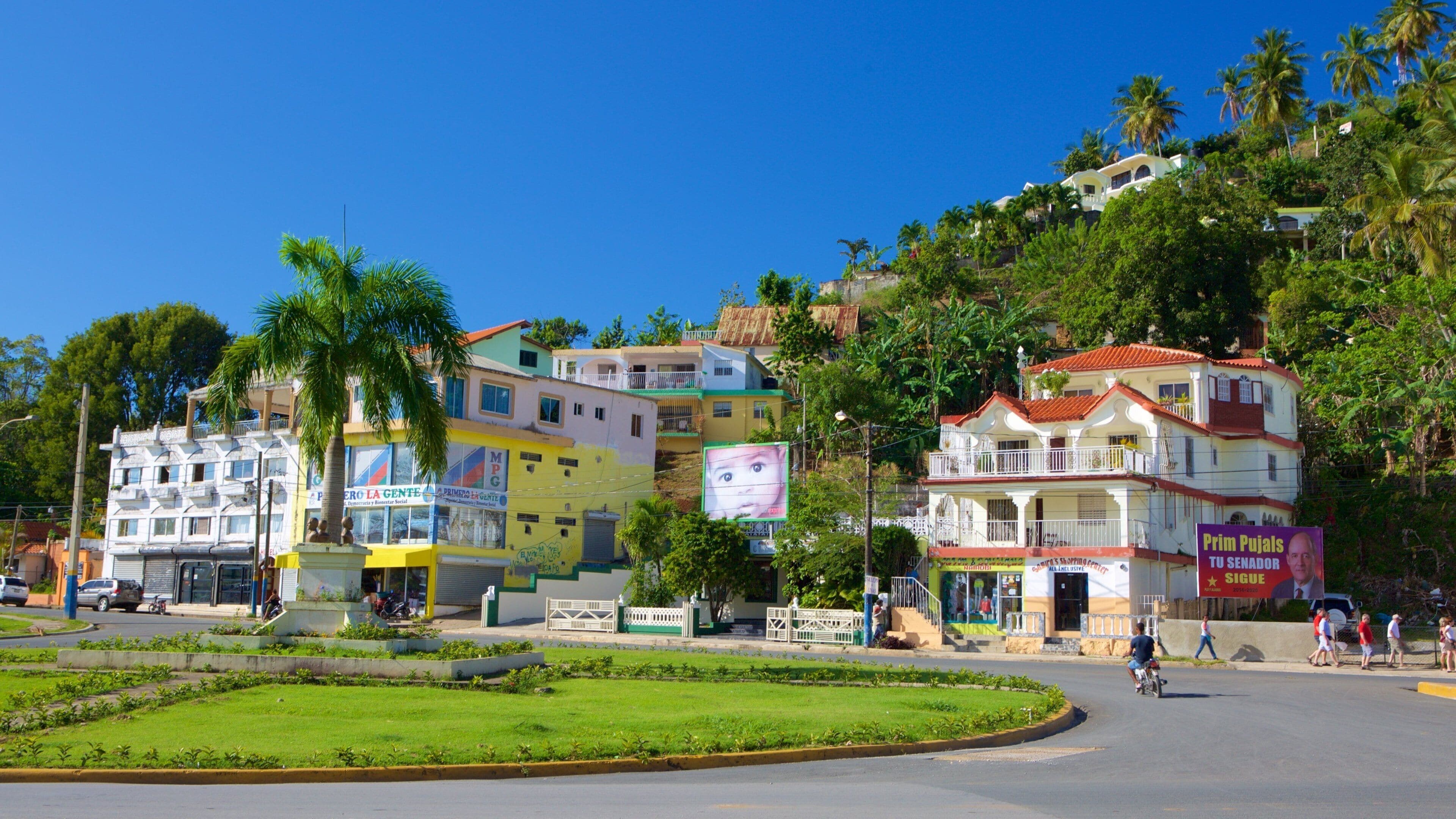 Samana showing a small town or village