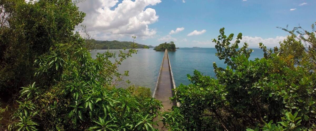 The town of Samana was small but fun to explore. Crossing the bridge to nowhere is a must!