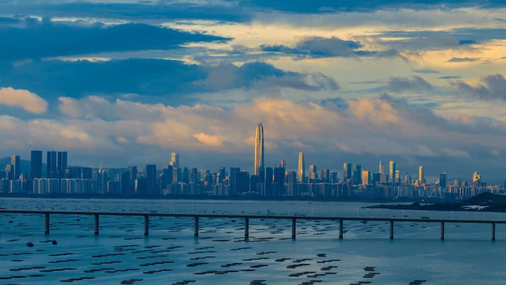 Shekou Shipping Container Port in Shenzhen.