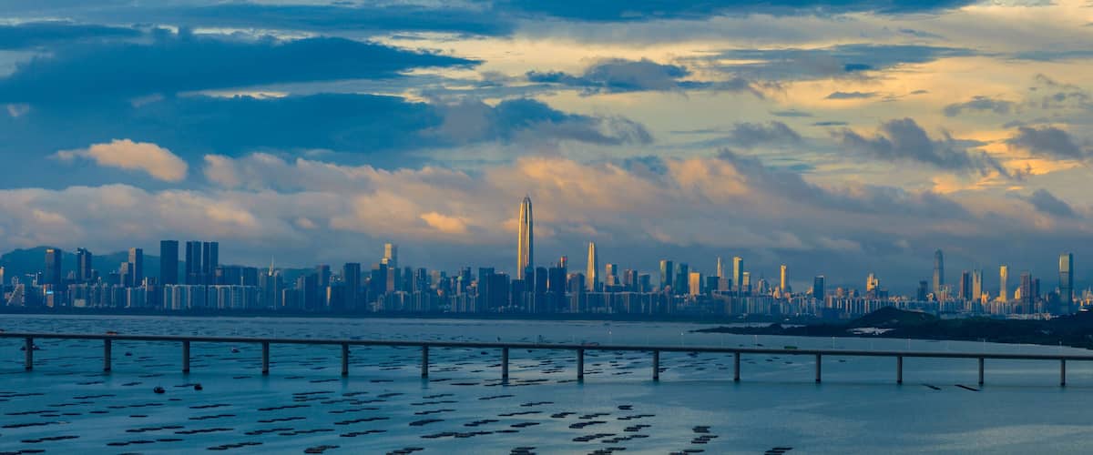 Shekou Shipping Container Port in Shenzhen.
