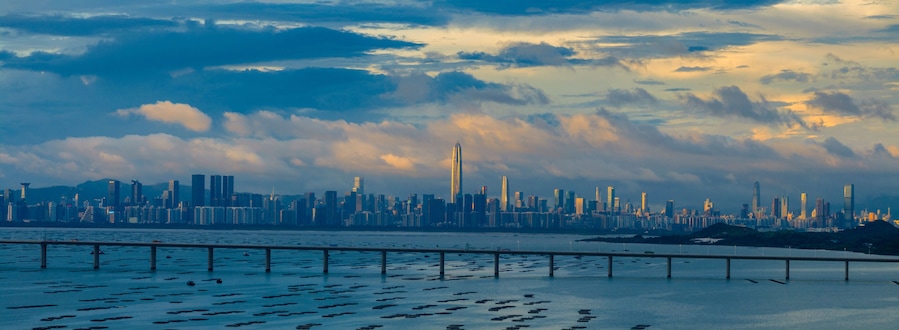 Shekou Shipping Container Port in Shenzhen.