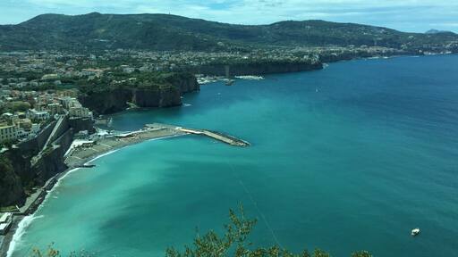 Looking across the bay towards Sorrento.