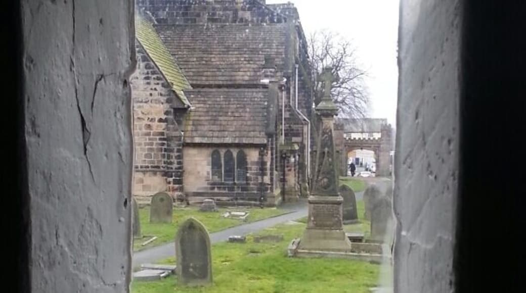 View from the museum windows of the old church