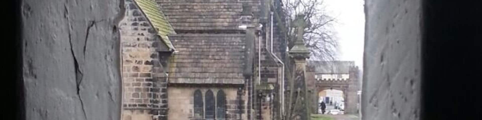 View from the museum windows of the old church