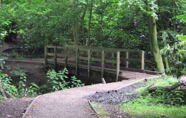Bridge over Shaw Brook, Worden Park