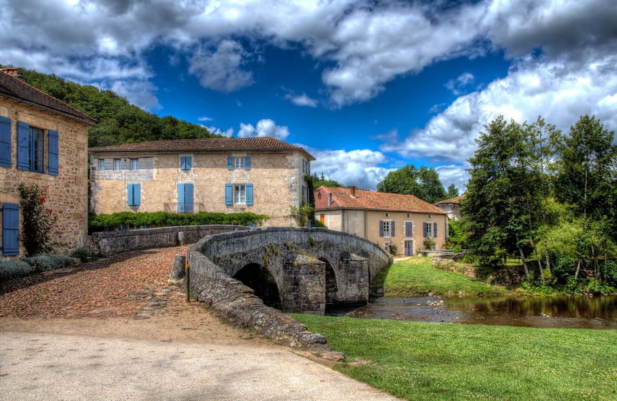 Bridge at Saint-Jean-de Côle, France