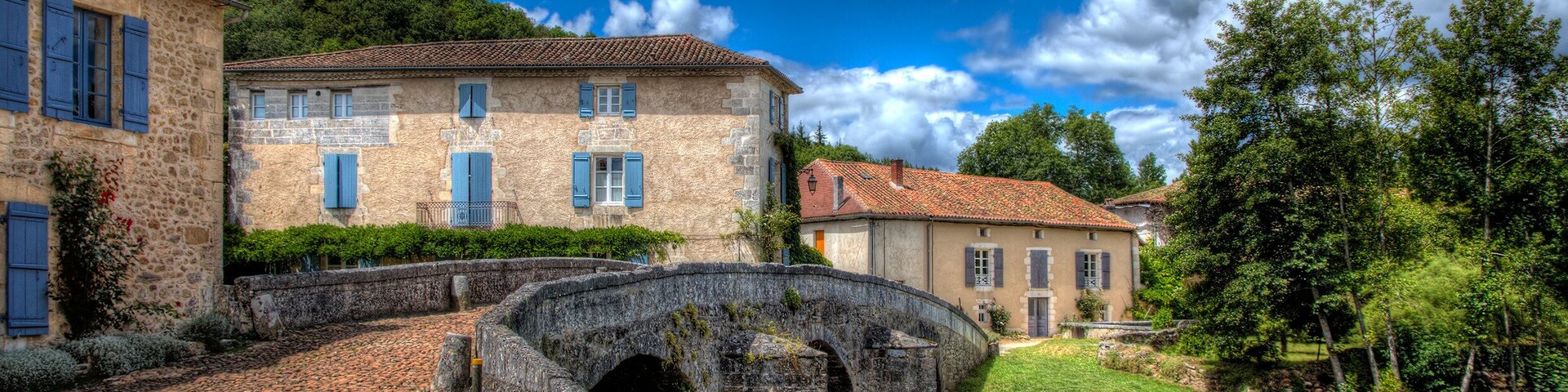 Bridge at Saint-Jean-de Côle, France