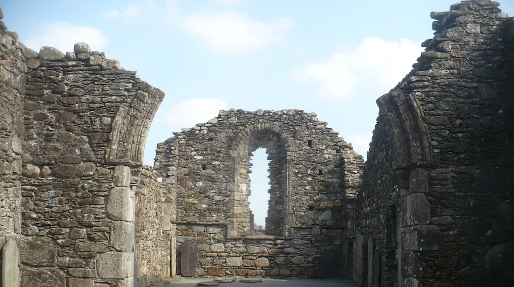 Inside the ruins of an old church in Glendalough, Ireland. It was my second visit to this ancient site, that has a history of almost a thousand years.
