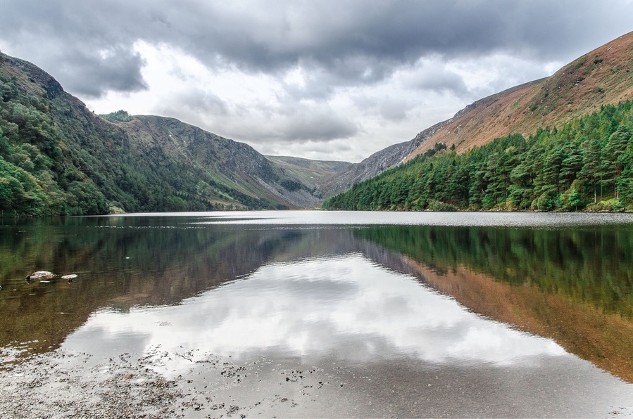 Awesome hike at Glendalough. First experience of Ireland's countryside