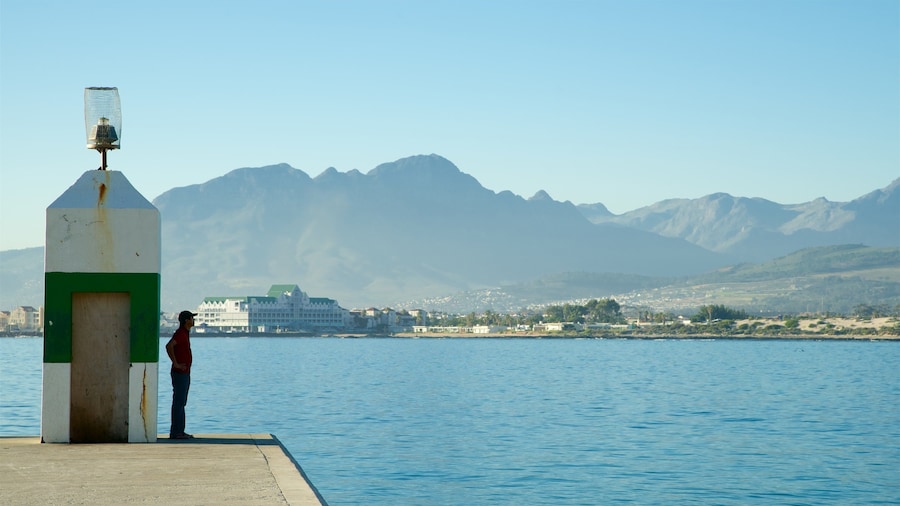 Cape Town som viser kyst, rolig landskap og kystby