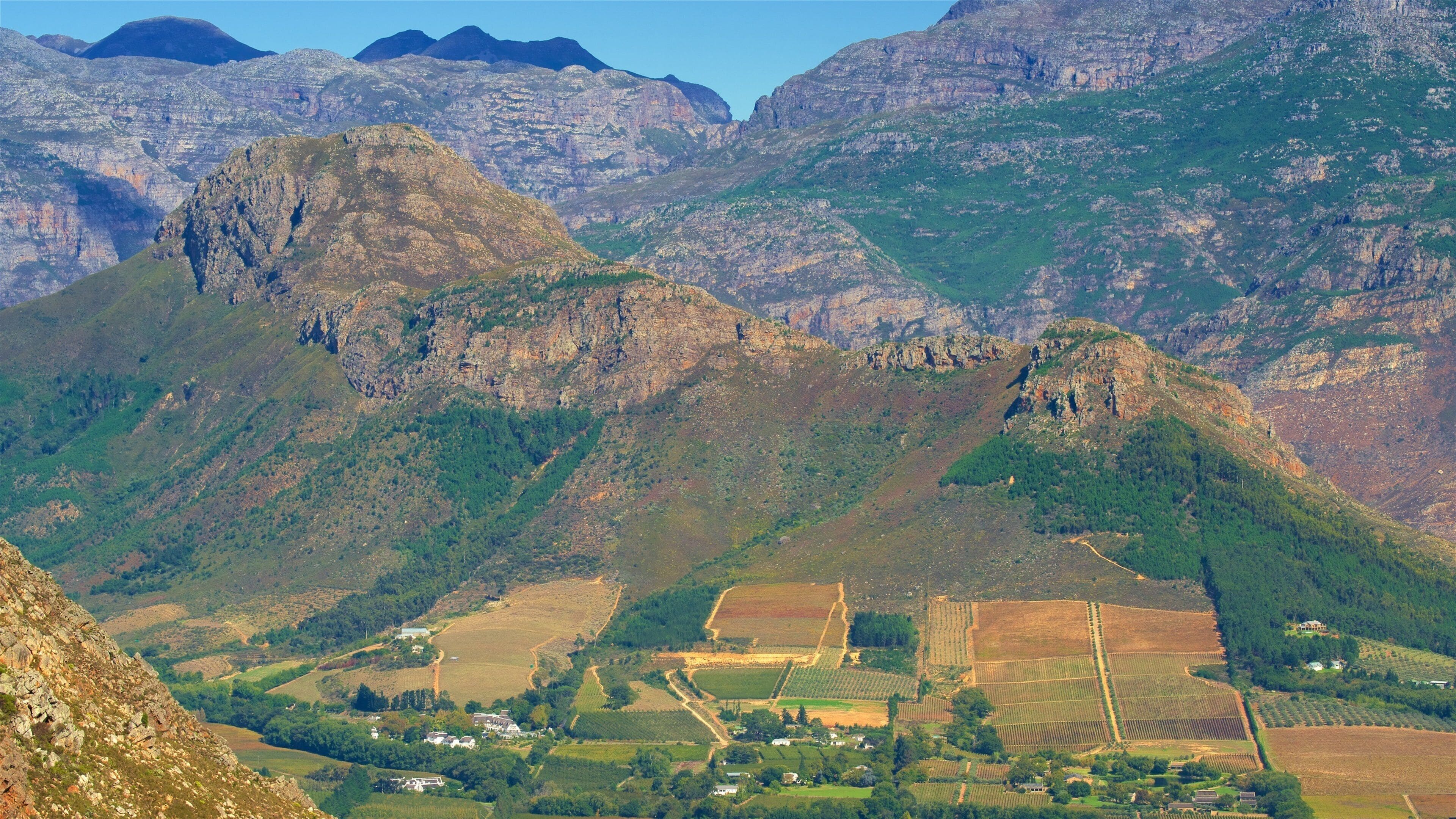 Le Cap et ses environs montrant ferme, panoramas et scènes tranquilles