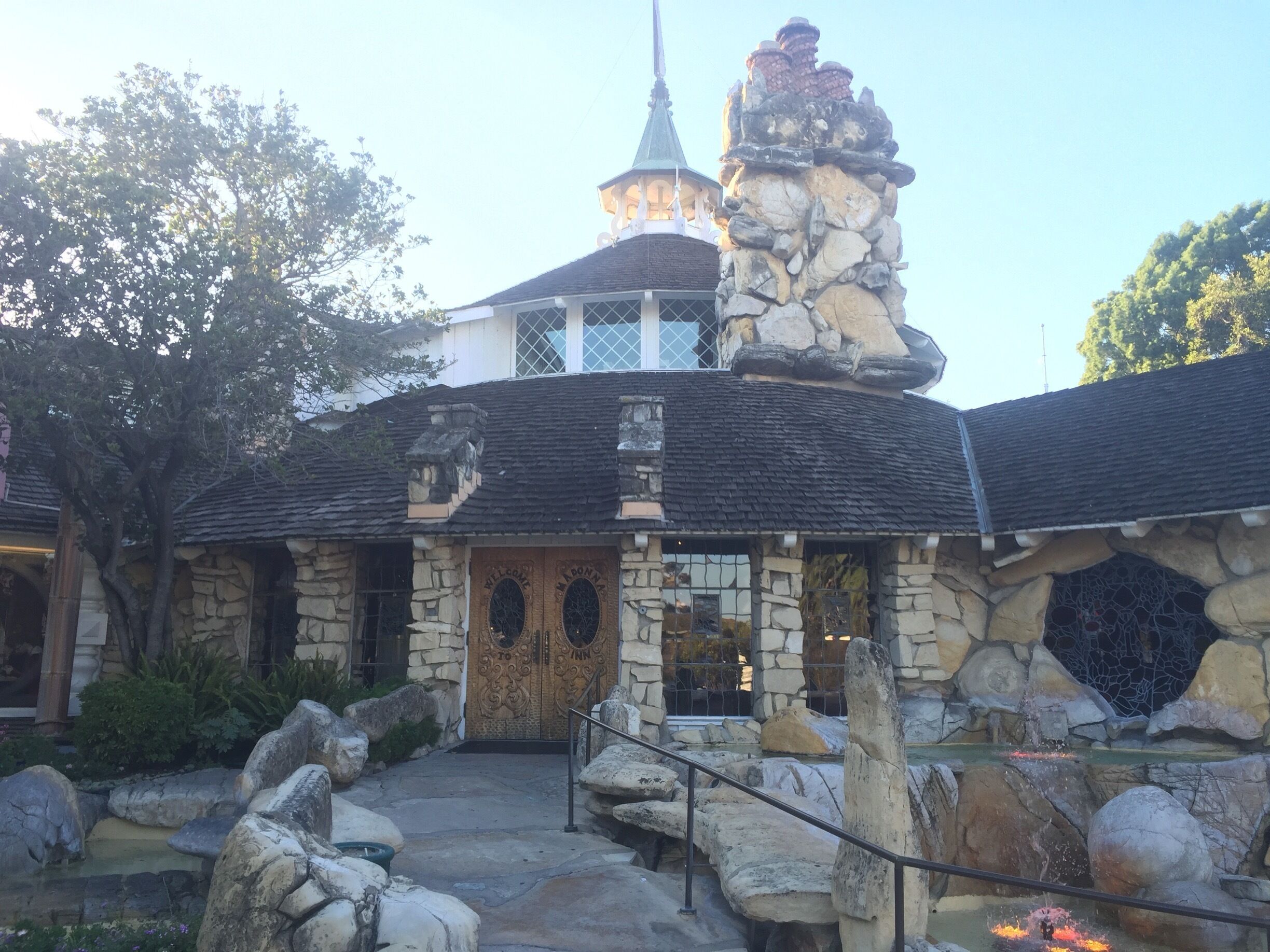 Front entrance to the Madonna Inn!  