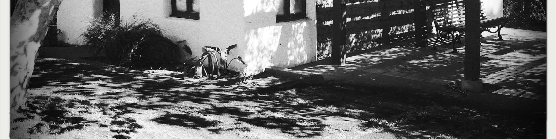 A very old Adobe house near the Mission.