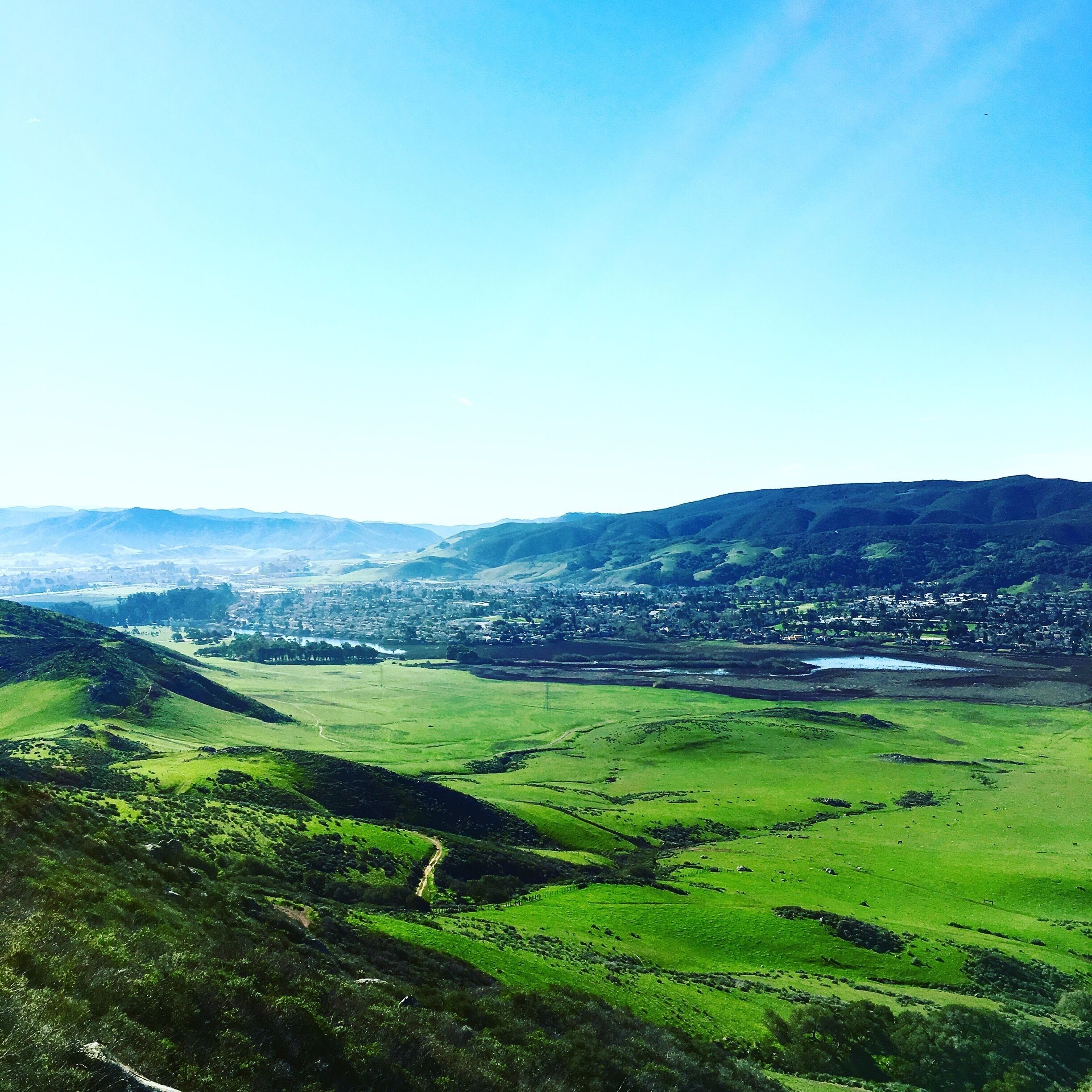View from Cerro San Luis. Hello Central Coast! 