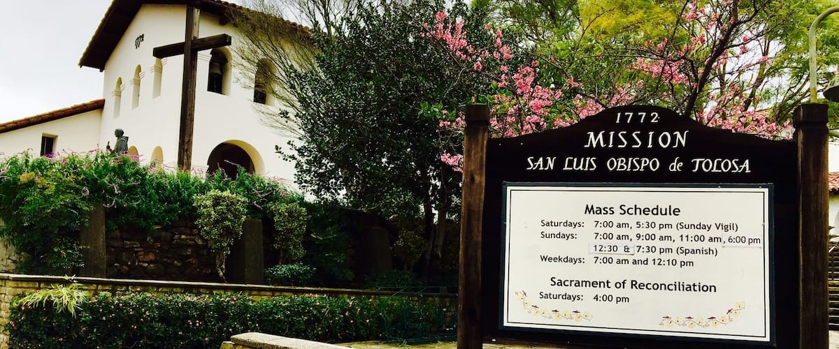 Mission San Luis Obispo de Tolosa is a Spanish mission founded in 1772 by Father Junípero Serra in the present-day city of San Luis Obispo, California.
