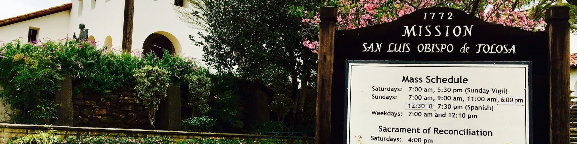 Mission San Luis Obispo de Tolosa is a Spanish mission founded in 1772 by Father Junípero Serra in the present-day city of San Luis Obispo, California.