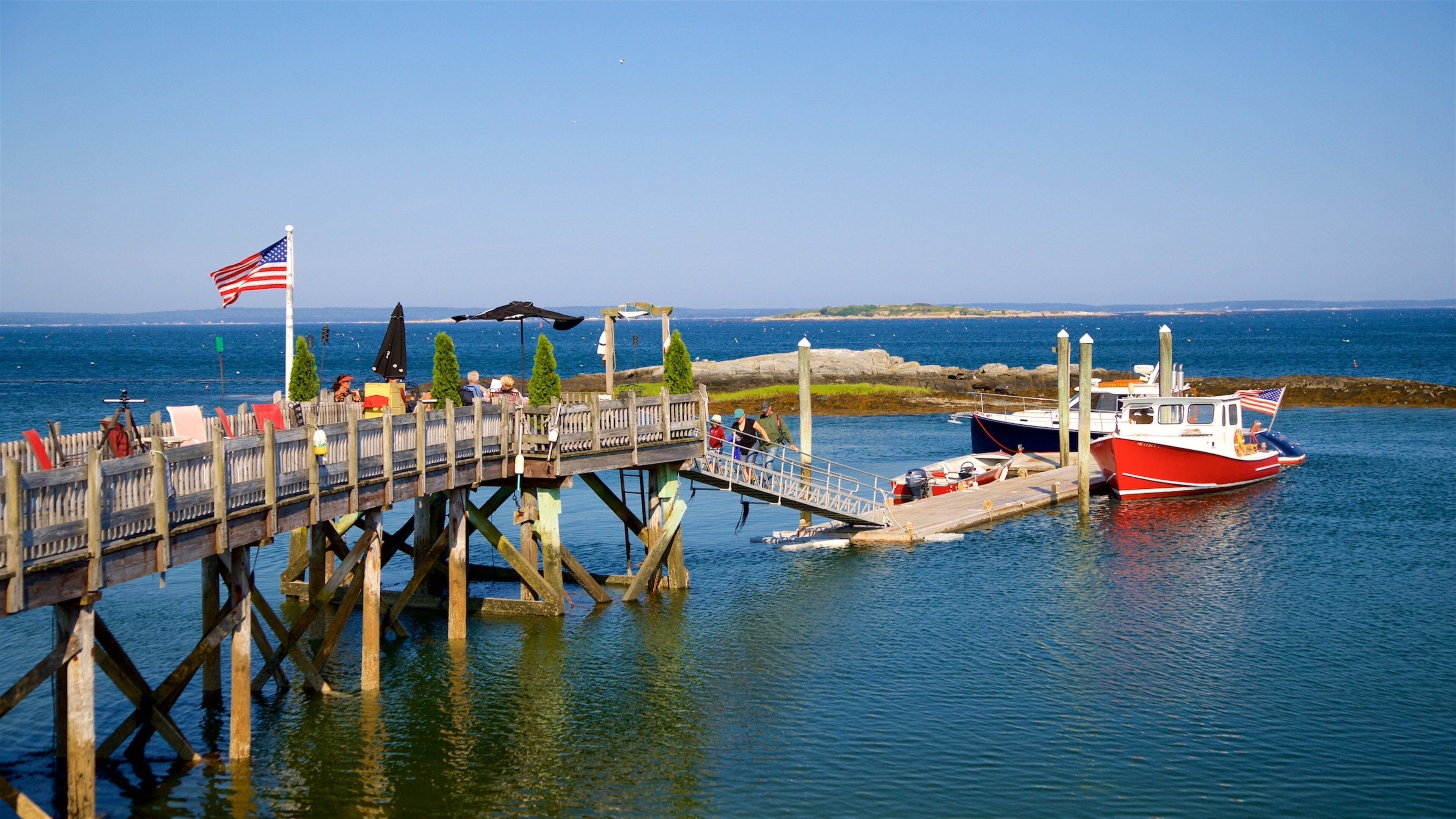 Bailey Island fasiliteter samt kyst