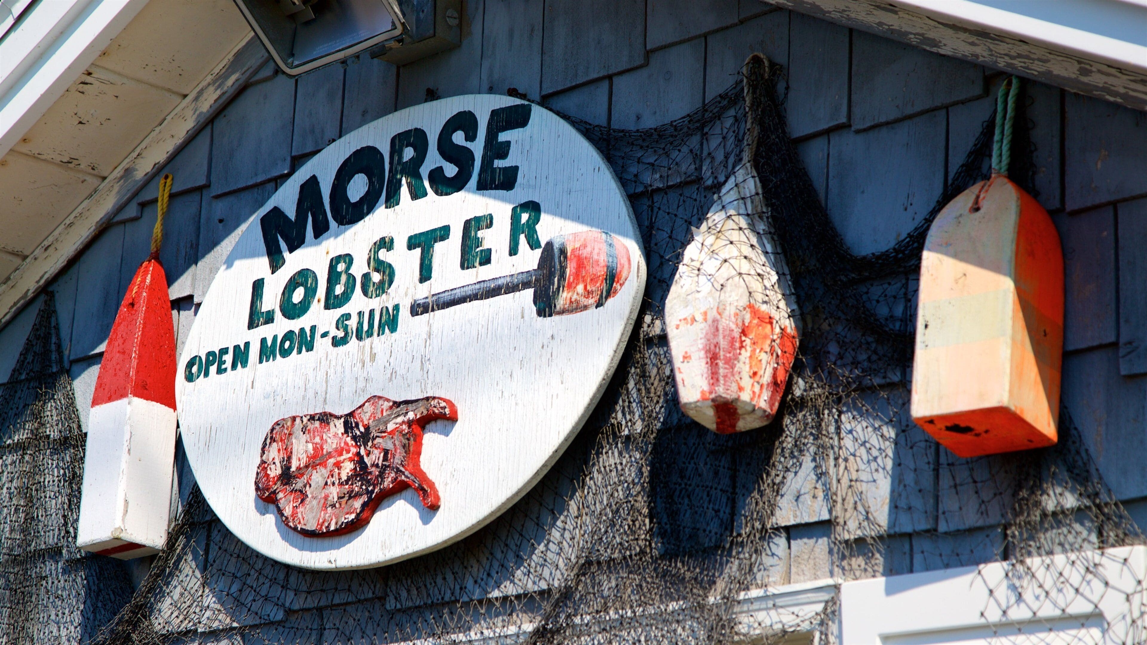 Bailey Island featuring signage