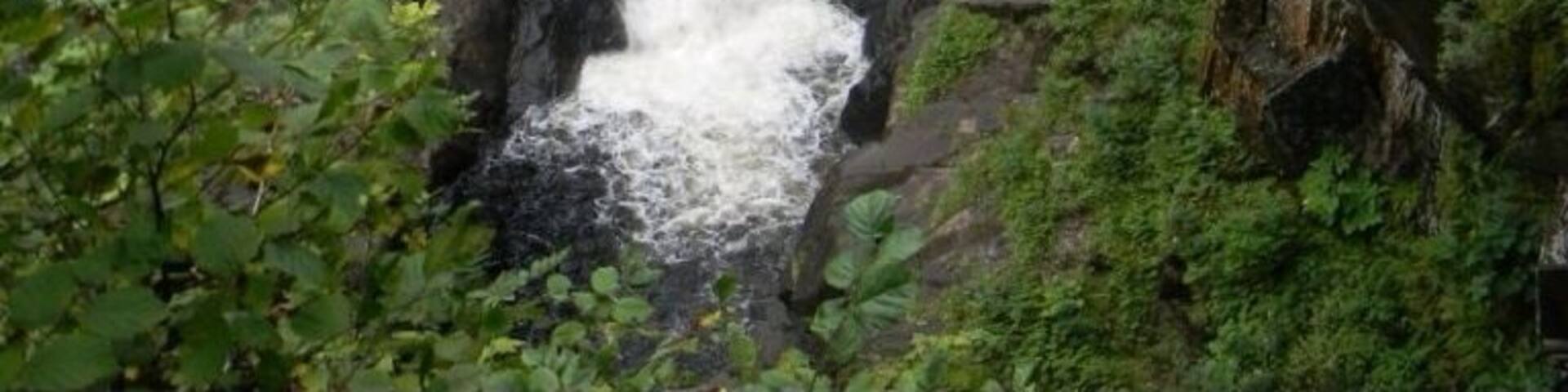 Moxie Falls has a 90 foot drop making it one of Maine's larger waterfalls. #waterlust
