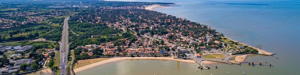 Photo aérienne de Saint Brevin Les Pins, en Loire Atlantique