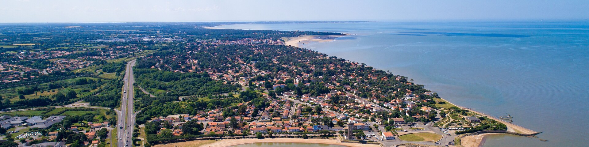 Photo aérienne de Saint Brevin Les Pins, en Loire Atlantique