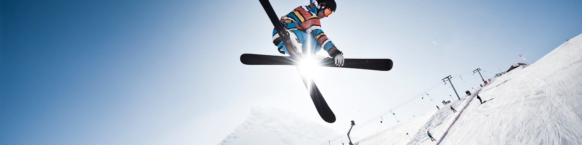 Galtur showing snow skiing and snow as well as an individual male