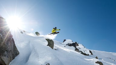 Galtür welches beinhaltet Schnee, Berge und Skifahren