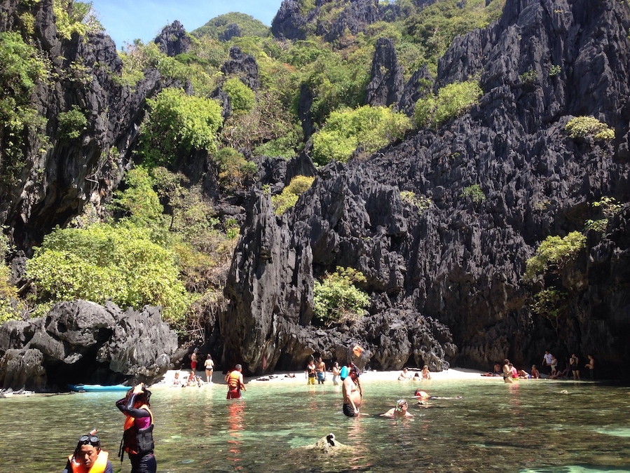 Secret Beach- It's a secret during high tide and you can come visit during low tide, where you'd enter a small hole