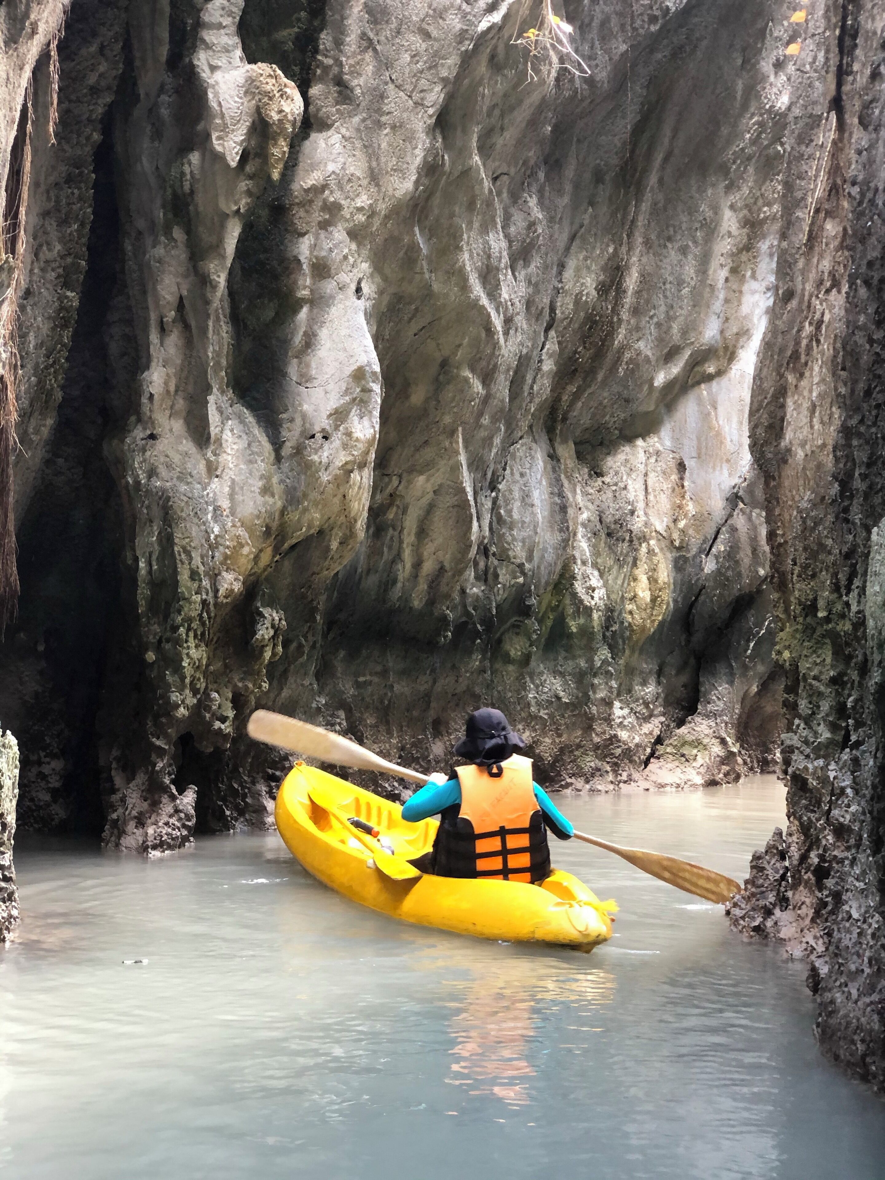 Small cave in Big Lagoon