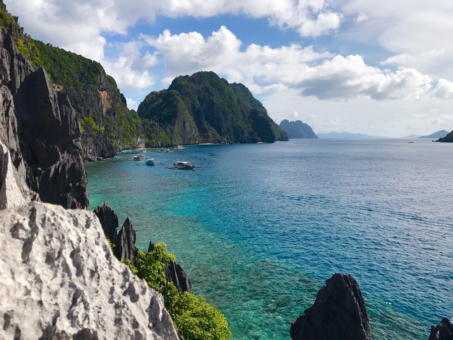 The view from some cliffs on Matinloc Shrine. #green