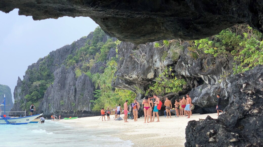 This is beach we had lunch