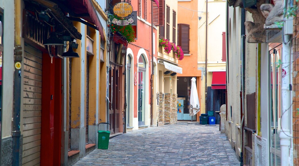 Rimini som visar gatuliv