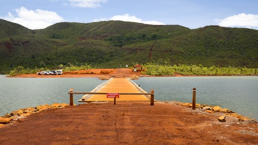 Pont Pérignon sur le lac de Yaté en Nouvelle Calédonie