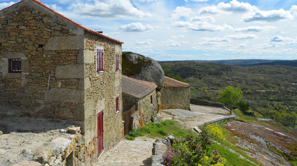 The last houses of the village