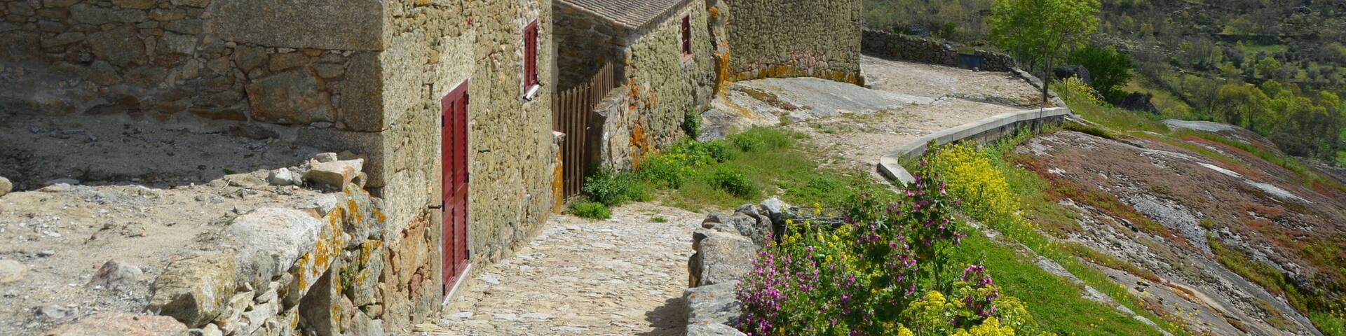 The last houses of the village