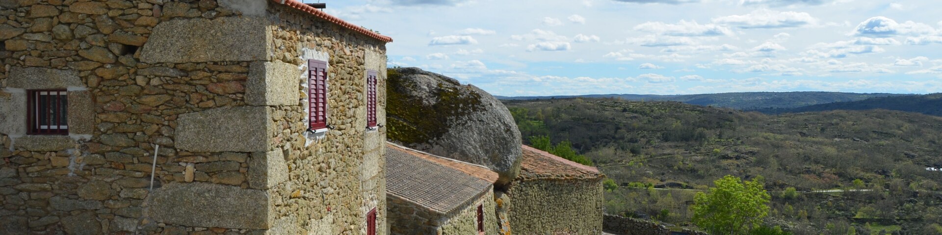 The last houses of the village