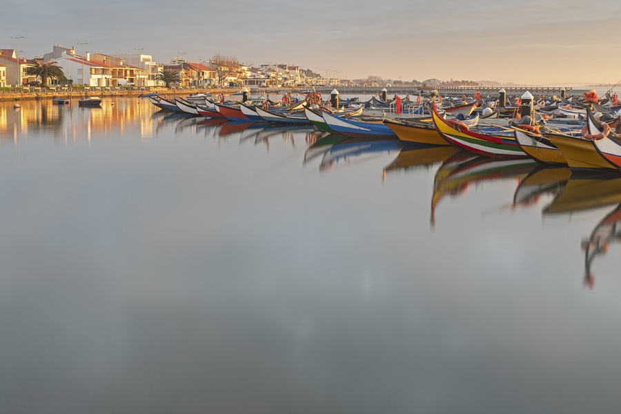 Torreira Marina on the Aveiro Lagoon in Portugal