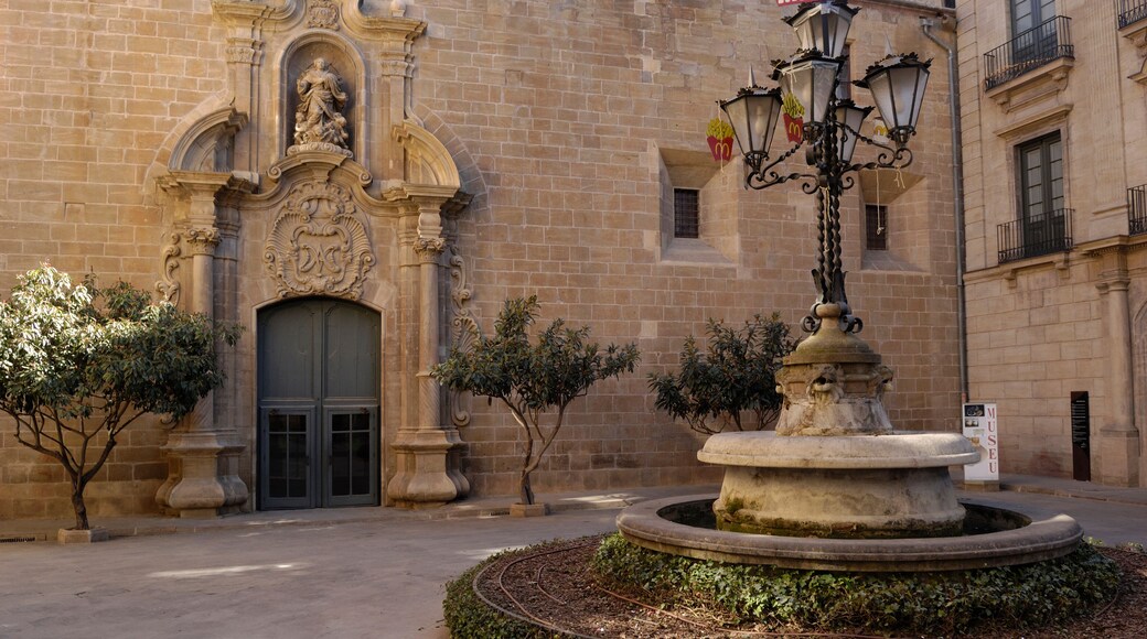 Episcopal palace and square , Solsana, Barcelona provinces, Spain