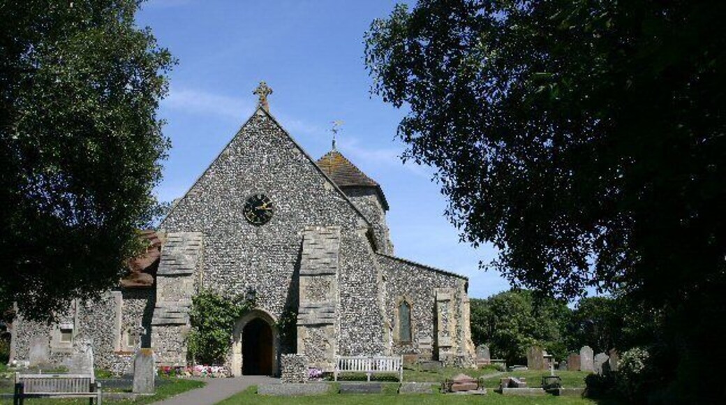 Rottingdean Church. The nave of St Margaret's church dates from the early 12th century, with the exception of the west wall, which was rebuilt in the 14th century.