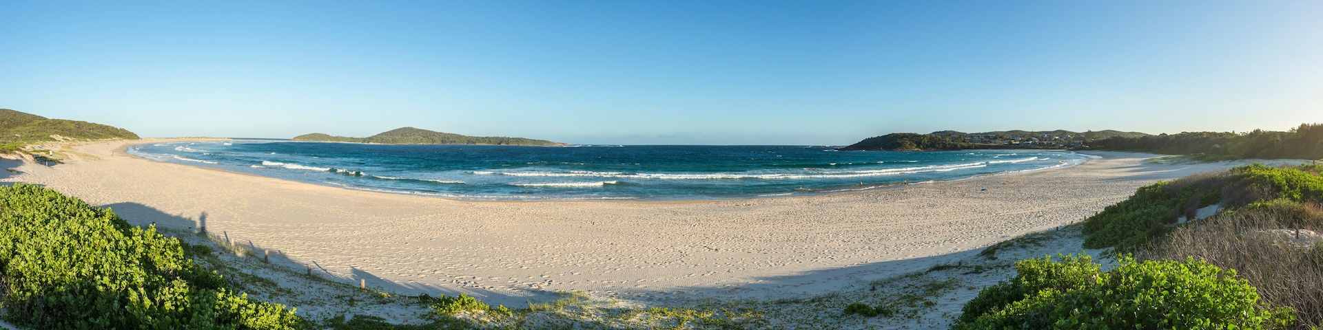 Beautiful beach in central coast australia