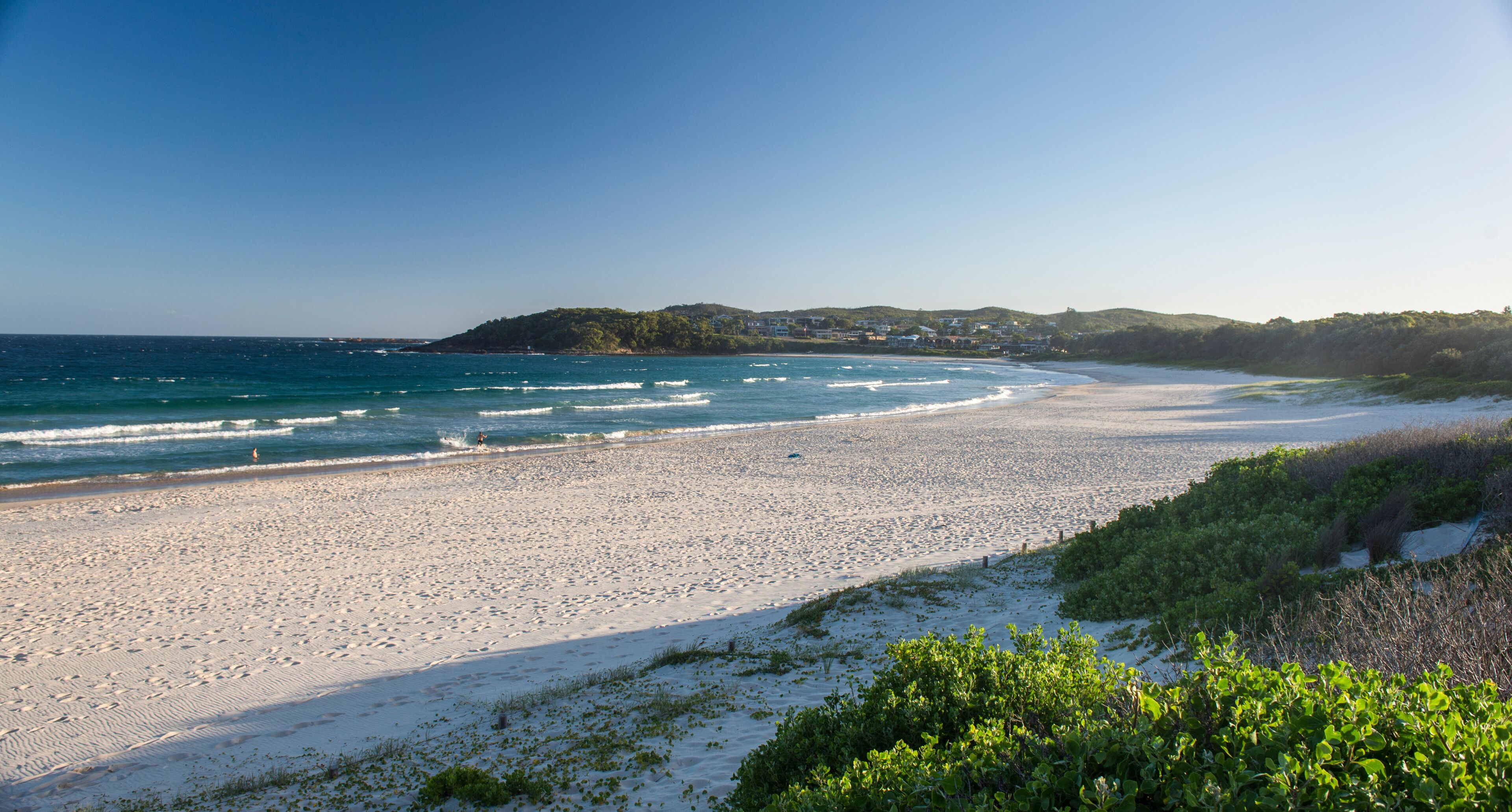 Beautiful beach in central coast australia
