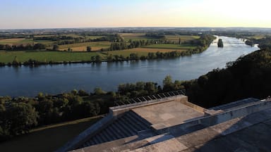 Blick von Walhalla auf die Donau