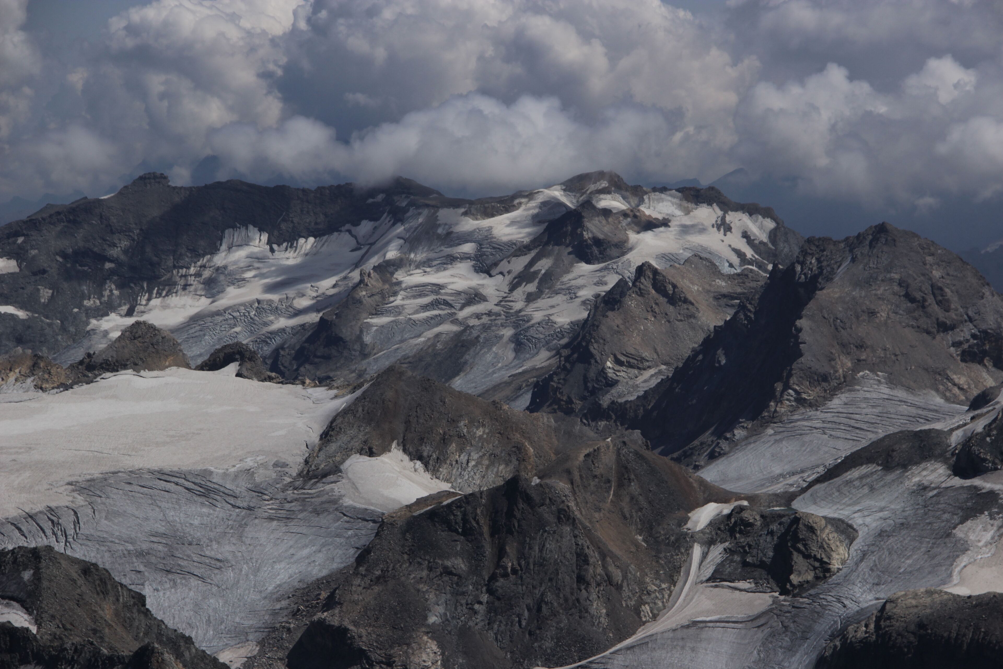 Italian Alps seen from the Aiguille de la Grande Sassière