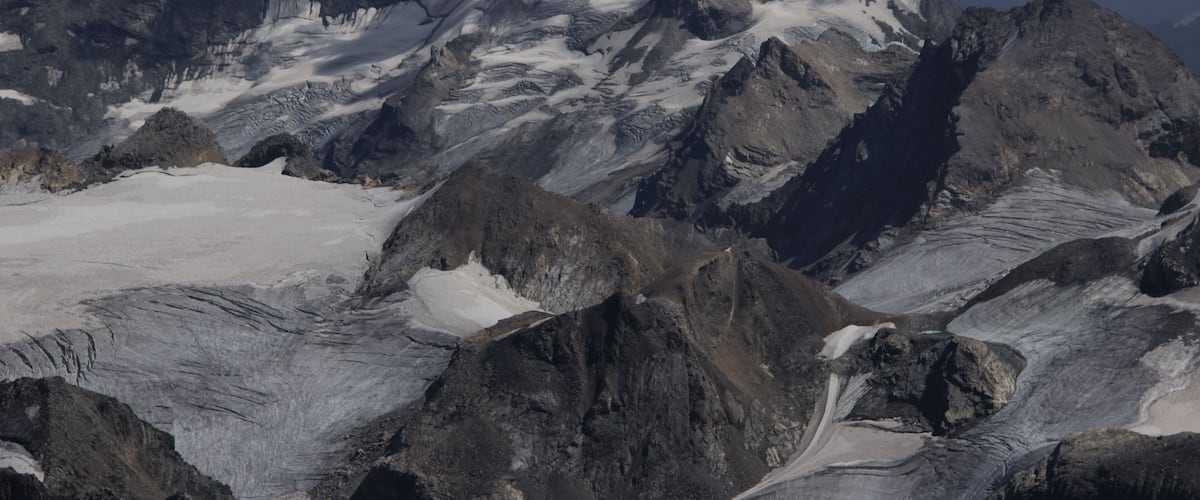 Italian Alps seen from the Aiguille de la Grande Sassière