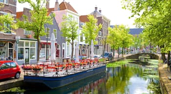 The Hague showing a river or creek