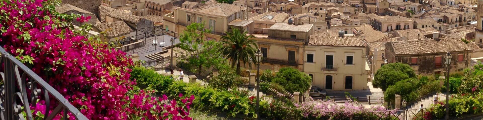 Modica, view from Duomo di San Giorgio