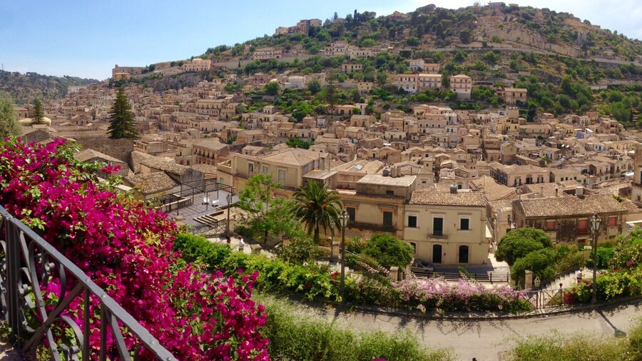 Modica, view from Duomo di San Giorgio