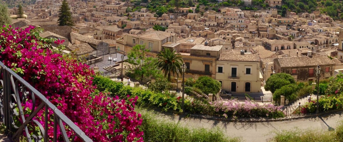 Modica, view from Duomo di San Giorgio